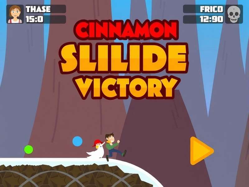 Colorful puzzle levels in Cinnamon Slide Victory Cinnamon Slide Victory Gameplay Screenshot