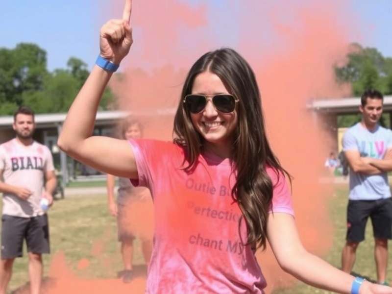 Colorful Holi celebration gameplay Cinnamon Slide Victory Holi Event